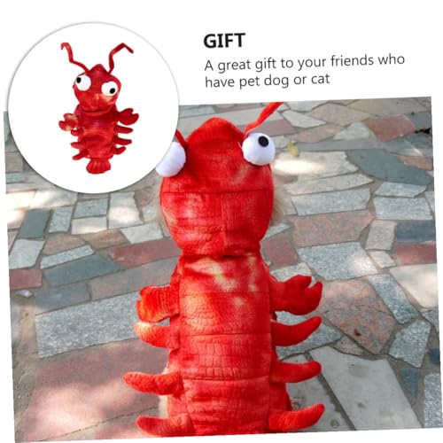 Disfraz rojo de langosta para perros talla XL miniatura 5