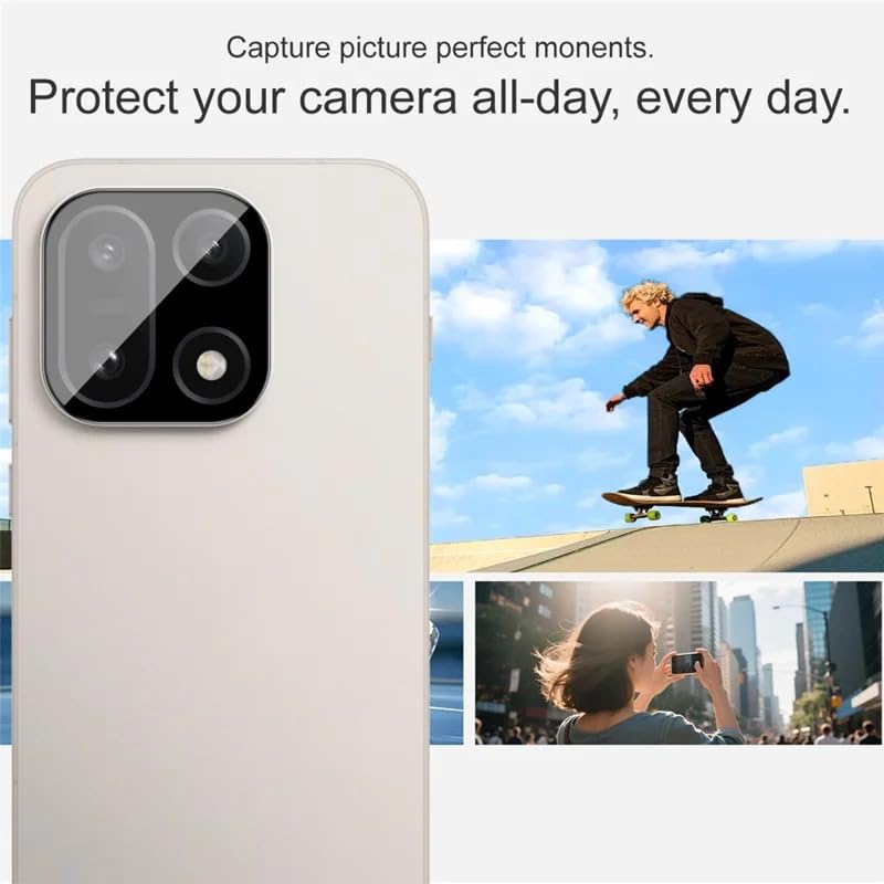 Image of Xmon Back Camera Lens Protector for Oneplus 15 (1 Pack) Premium Camera Glass Protector Guard, Anti-Scratch, Ultra-Clear, Easy Installation