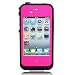 Zoumba ® OceanProof Waterproof Dustproof Snowproof Protection Case Cover For Apple iPhone 4 4S (Hot Pink)