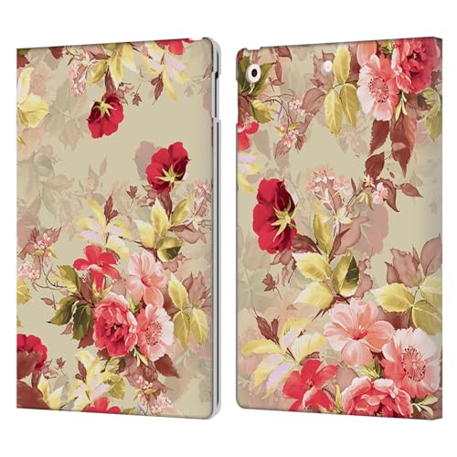 Étui en cuir iPad 10.2 Riza Peker Floral V avec finitions de qualité supérieure