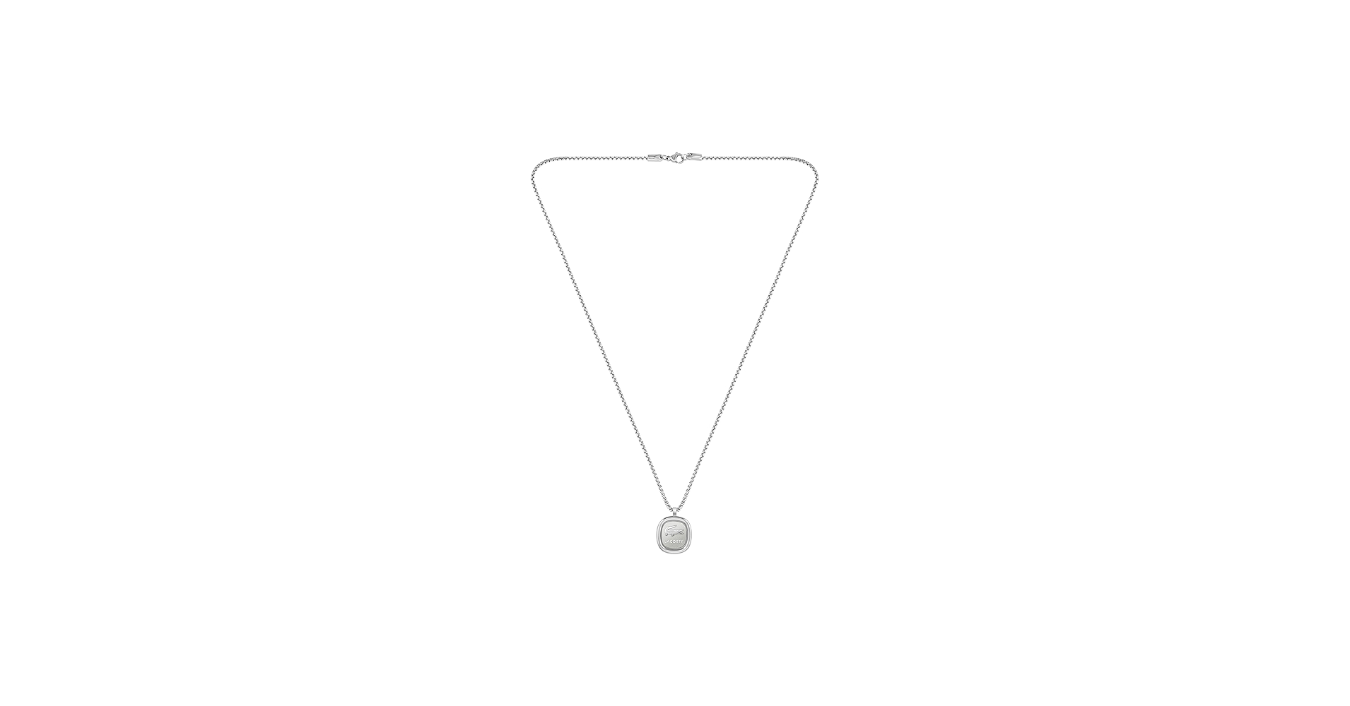 Lacoste Vigor Pendant Necklace for Men - Stainless Steel
