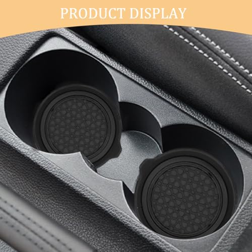 2PCS Portavasos de silicona antideslizante para auto miniatura 4