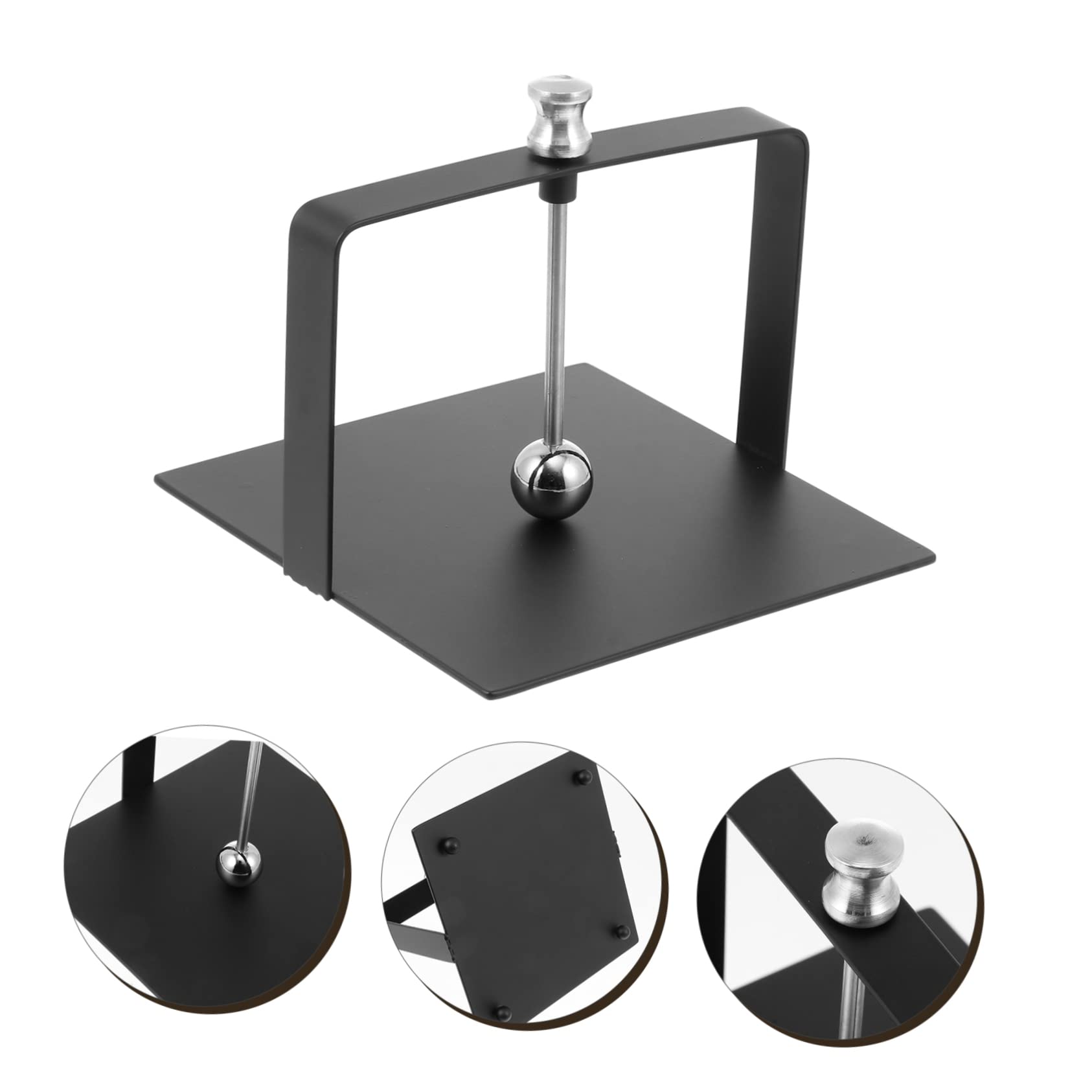 Servilletero Creativo de Mesa de Acero Inoxidable Negro