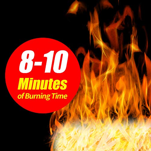 Image of Wood Wool Fire Starter for Fireplace Wood Stove Camp Fire Pit, Quick Light Camping Fire Lighter, Non Toxic Grill Charcoal Starter Cubes 50 PCS