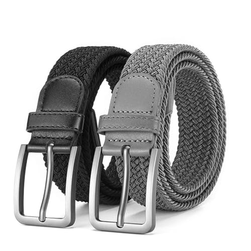 Fashionable Men's Elastic Belt Braided Belt Personality Trendy Men's Tactical Belt Outdoor Adventure Multifunctional Belt2