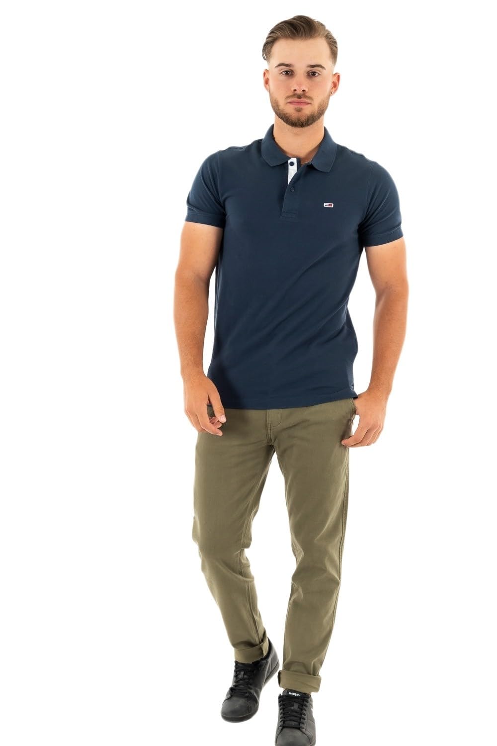 Tommy Jeans Polo de manga corta Hombre Slim Fit