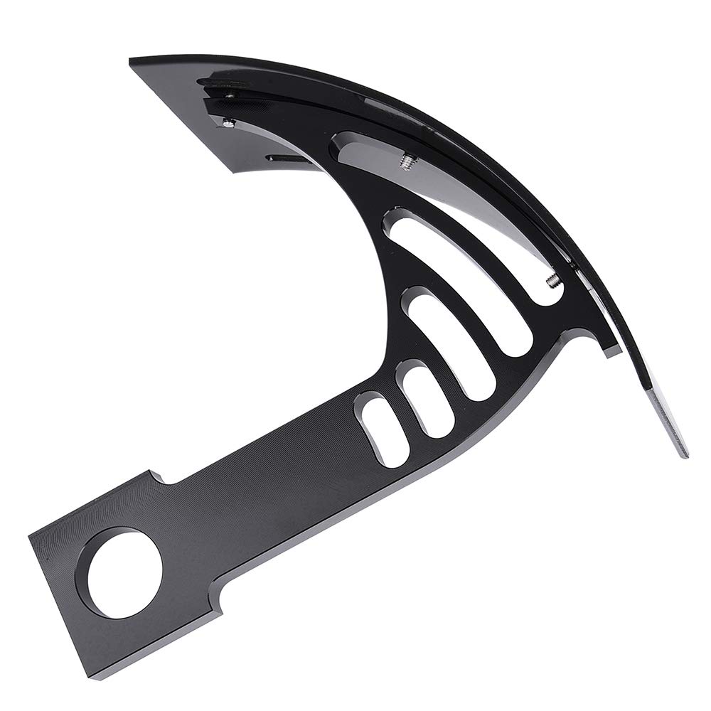mkr様 Black Curved Swingarm Side Mount License Plate Tag Relocator