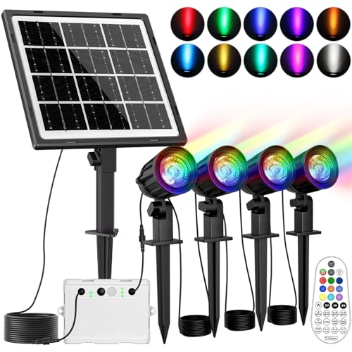 CLY ソーラーライト 屋外 ガーデンライト ソーラー RGBライト カラーライト...