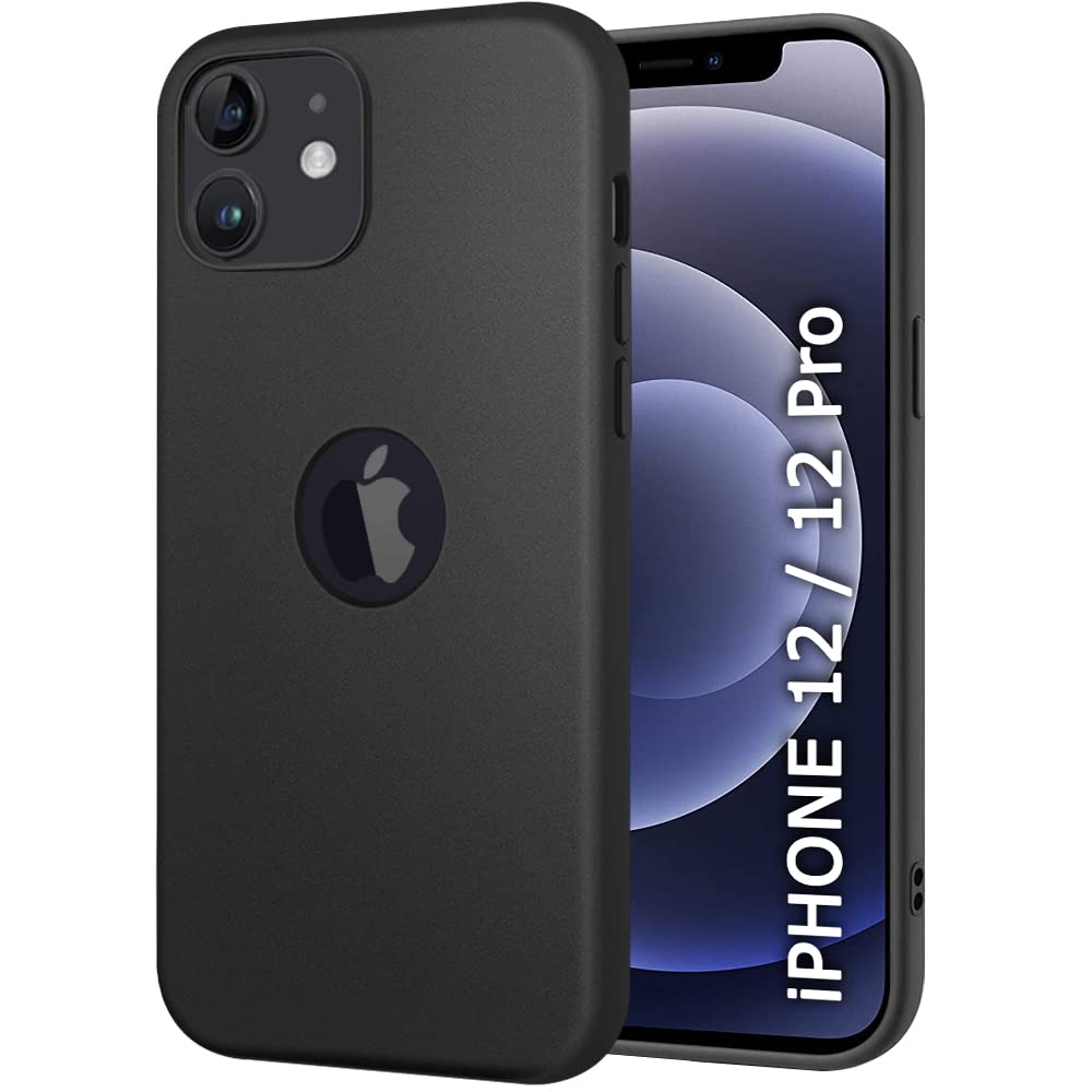 TheGiftKart Sleek Back Cover Case for iPhone 12/12 PRO | Slim Fit Protective Design | Ultra Matte Finish | Camera Protection Bump | Soft Silicon Back Cover for iPhone 12/12 Pro(Silicone | Matte Black) (B0BH3P7M8P) Amazon Price History, Amazon Price Tracker