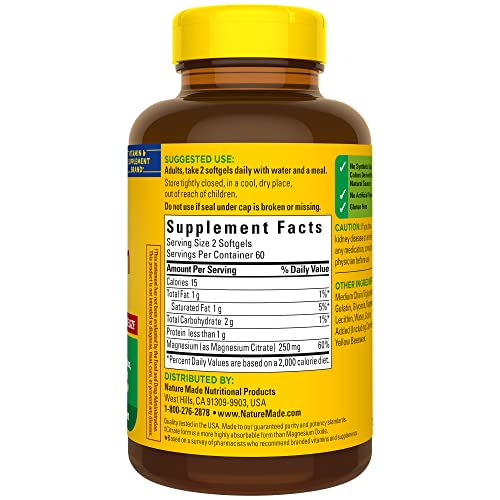 Nature Made 2895 Magnesium Citrate 250 Mg Per Serving thumb #6