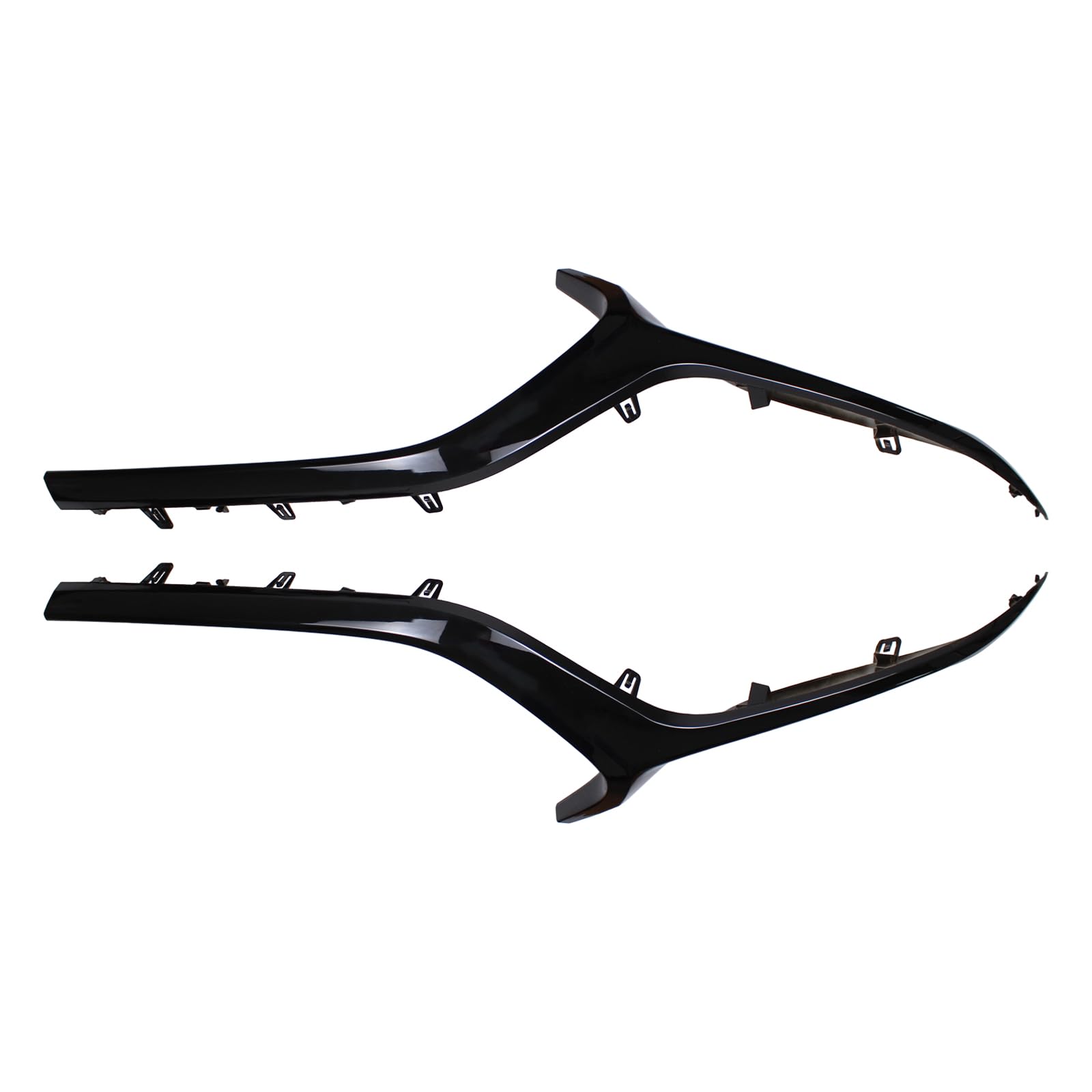 front left and right side bumper lower grille molding trim for mazda 3 2019-2024