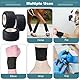 20 Rollen Selbstklebender Verband, 2.5cm x 4.5m Verband Selbstklebend Elastisches Selbsthaftende Bandage, Schwarz Elastische Binde für Gelenkfixierung, Sportschutz, Tier- und Pferdebandagen