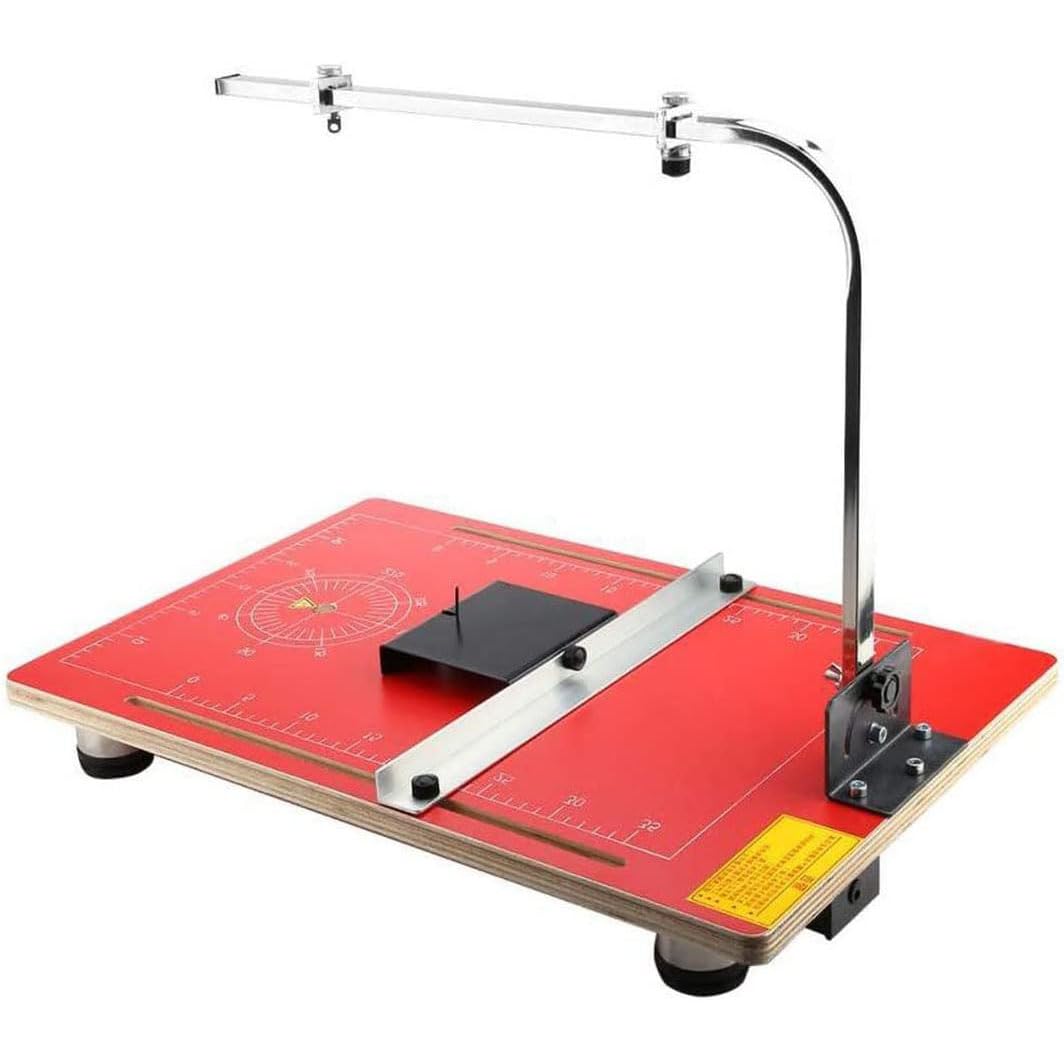 Cortadora eléctrica de Espuma de Alambre Caliente, Herramienta de Corte de Espuma de poliestireno, Temperatura Ajustable (0-932 °F) para Cortar Espuma, Esponja, algodón Perlado 38x58cm