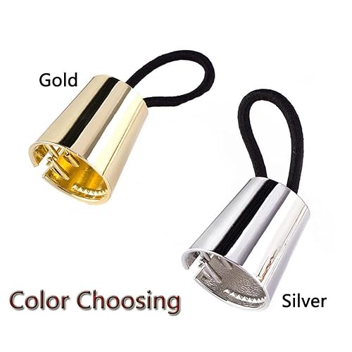 Miniatura 3 de 2 unidades de bandas elásticas de metal para el cabello, bandas elásticas para el cabello, coleta de caballo, hebillas, accesorios para envolver el
