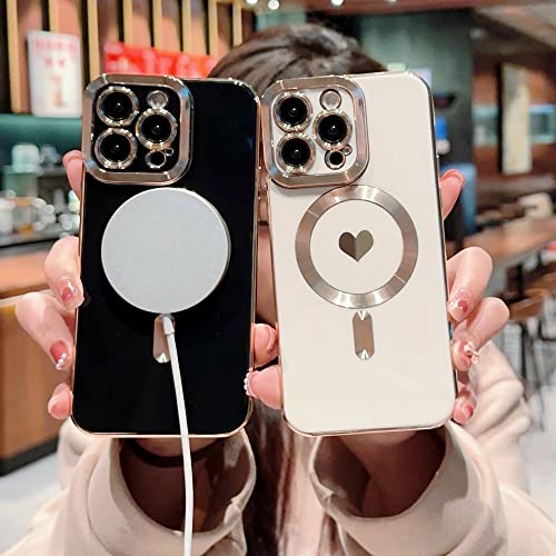 Coque iPhone 14 Plus design coeur chic idéal pour vos soirées et le bureau - 2
