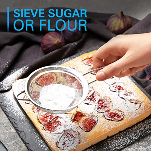 Hamilton-Beach-Fine-Mesh-Strainer-Stainless-Steel-Fine-Mesh-Sieve-Set-of-3-Strainers-for-Baking-Pasta-Rice-Flour-Vegetable-Tea-Sifter-Food-Strainer-with-Long-Handle-Perfect-Kitchen-Tool Hamilton Beach Fine Mesh Strainer Stainless Steel Fine Mesh Sieve Set of 3 Strainers for Baking Pasta Rice Flour Vegetable Tea Sifter Food Strainer with Long Handle Perfect Kitchen Tool