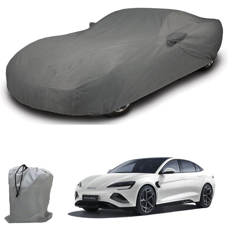 Image of ARCUATE Triple Layer Custom fit Car Body Cover for BYD Seal |Top Layer Dustrproof | Middle Layer Waterproof | Bottom Layer Scratch Protection | Outdoor Indoor Fabric