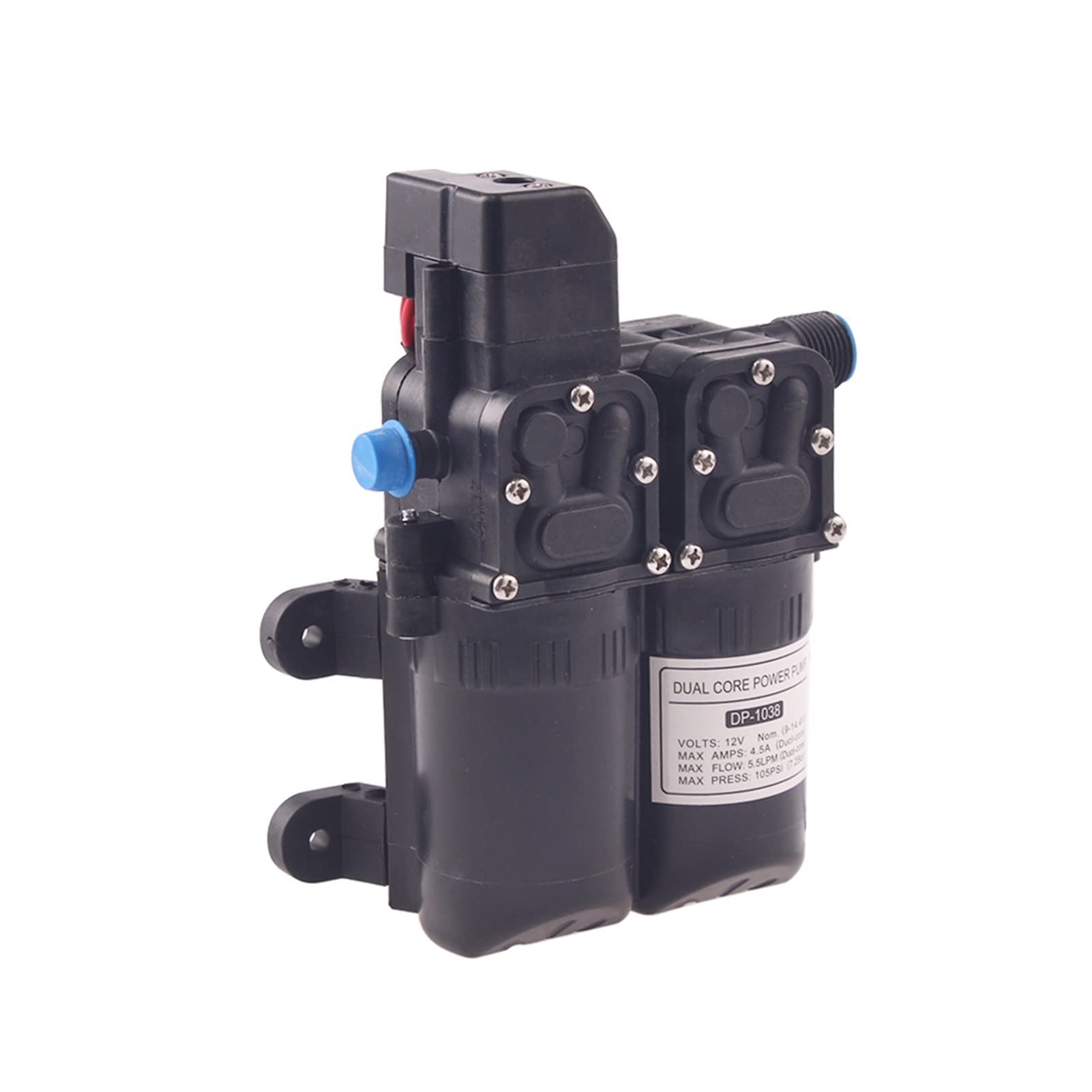 36W Membranpumpe 12V/24V – Für Hochdrucksprühgeräte, Landwirtschaft & Reinigung, Mit 3,5 L/min Durchfluss