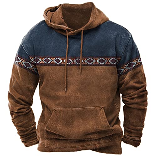 Sudaderas con Capucha Hombre Retro Impresión 3D Moda Sudadera