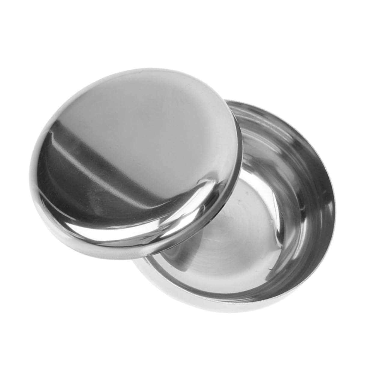 Cabilock Stainless Steel Korean Rice Bowl with Lid Serving Dish for Soup Noodles Cereal and Appetizers Elegant Design for Home and Restaurant Use