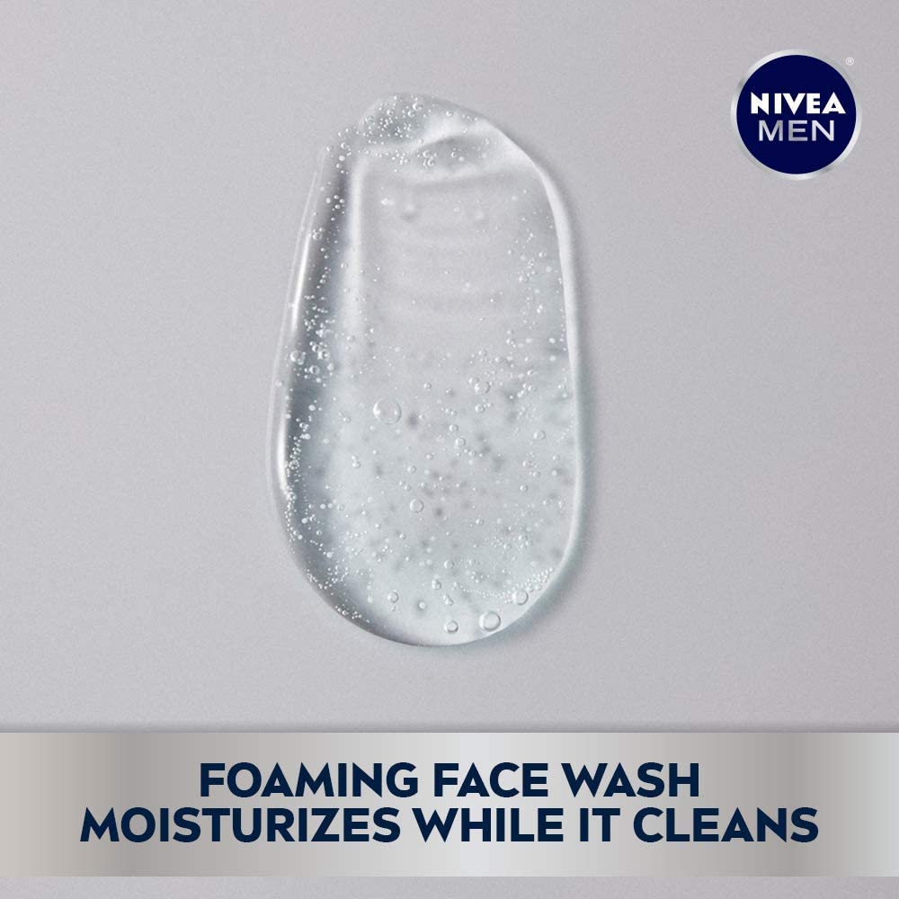 Nivea Men for Moisturizing Face Wash, original, 5 Fl Oz (Pack of 3)