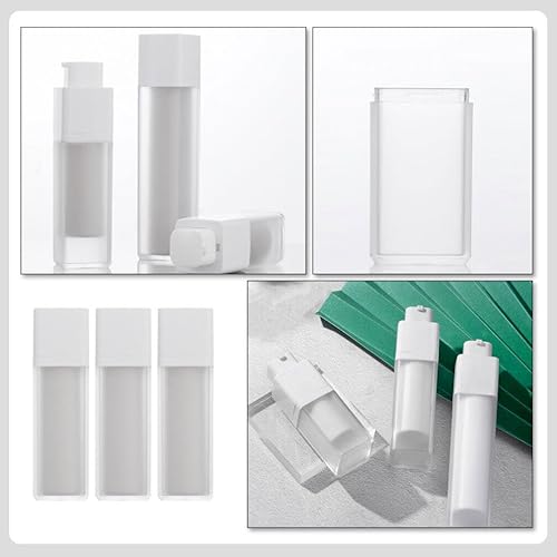 Miniatura 5 de 3 botellas de viaje esmeriladas para artículos de tocador recargables cosméticos contenedores portátiles subbotellas para loción perfume champú