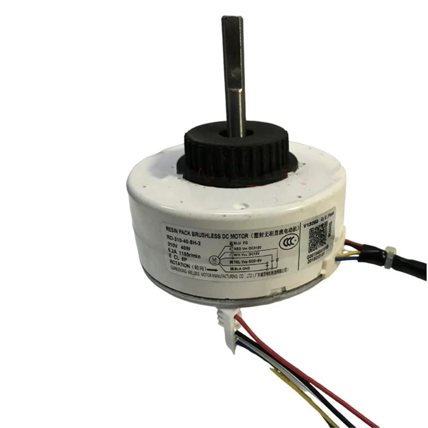 for Air Conditioner Indoor Unit Fan Motor RD-310-40-8H-2 0010404101B DC310V 40W