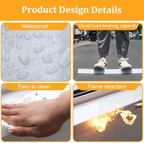 Moisture Resistant Window Sill Cover, Easy Clean & Install Ledge Protector, Ideal for Bathroom, Kitchen, Balcony Home Decor, 40x10cm (15.7x4) Replacement Board