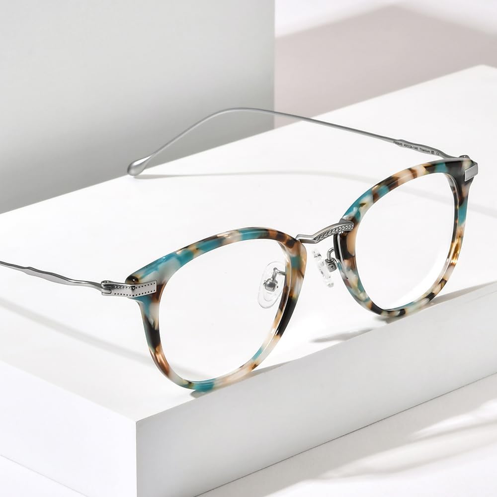 FONEX Acetate Titanium Glasses Frame Men Square Eyeglasses Women Vintage Optical Eyewear F85786 - Image 2