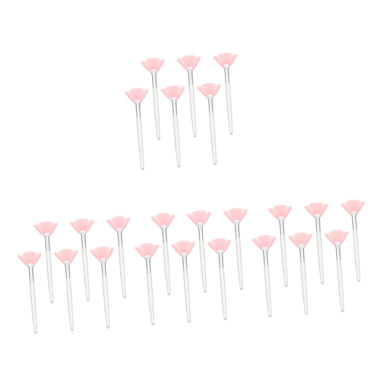 MAGICLULU 4er-sets Pinselgriff Für Gesichts-make-up- Für Frauen Make-up-pinsel-set Für Grundierung Und Fixierung Komfortabler Griff Für Die Verwendung 6 Stück * 4