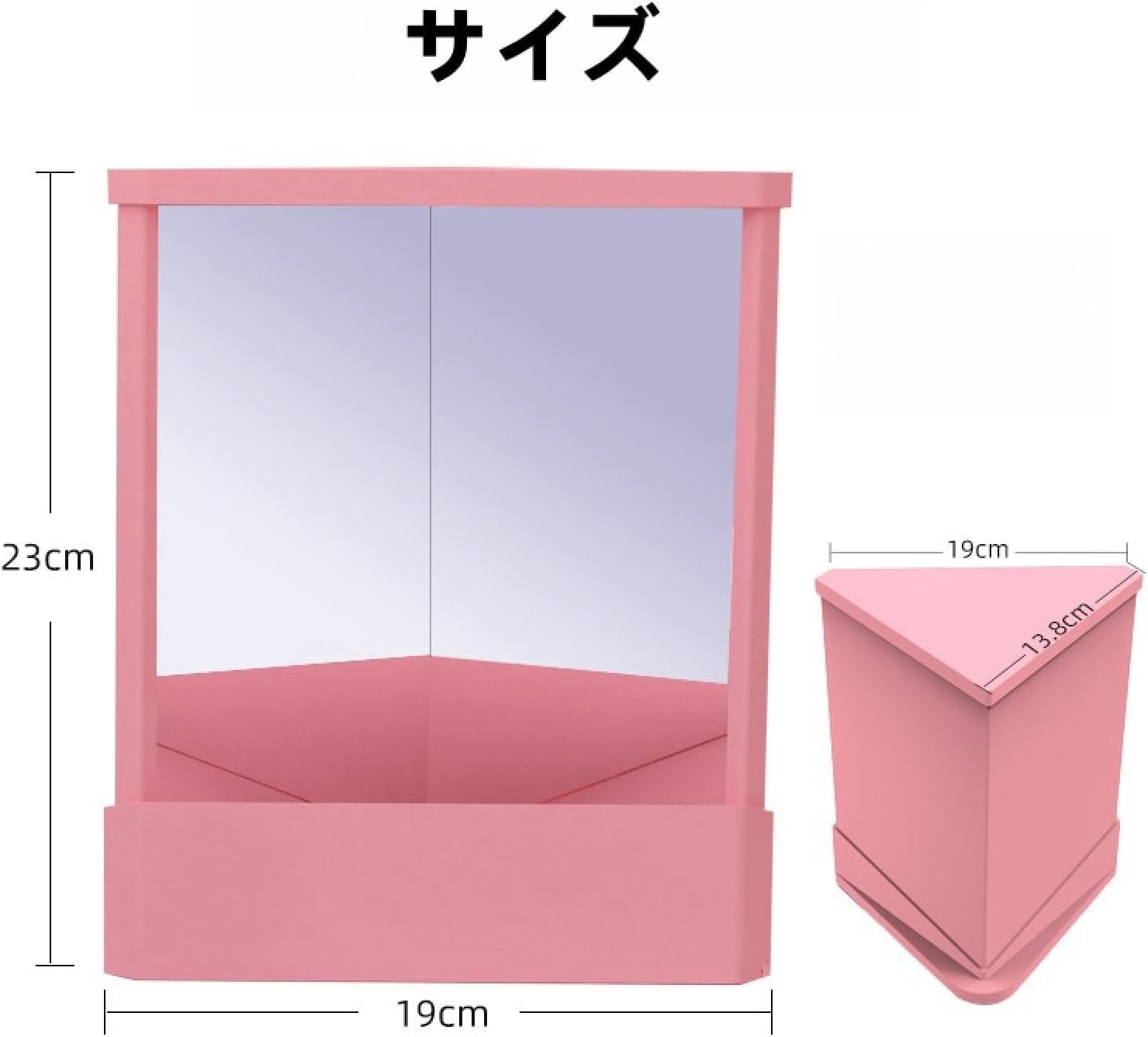 Amazon.co.jp: 左右反転なし 真 鏡 卓上鏡 ミラー リバーサルミラー