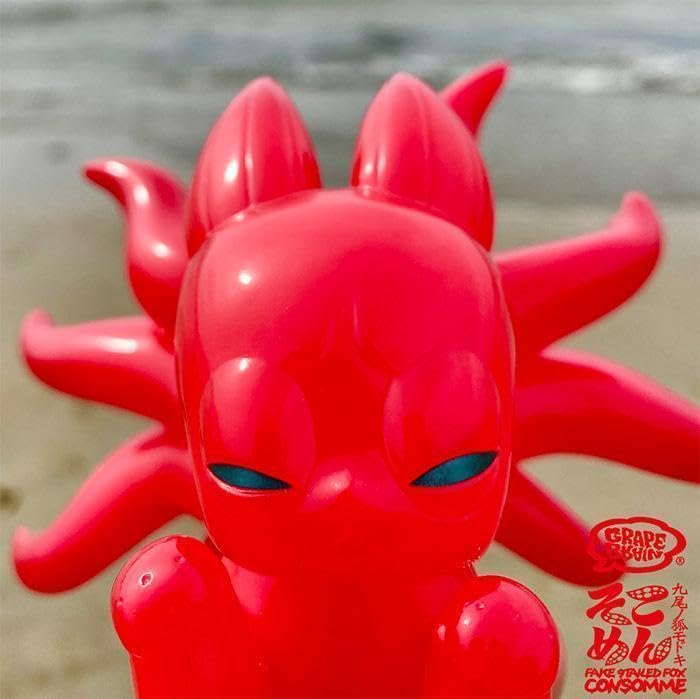 grapebrain こんそめ GRAPE BRAIN 九尾ノ狐モドキ こんそめ ソフビ フィギュア BRAVE BRAIN