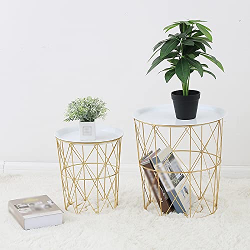 Table de chevet en métal LiChA stable et compacte pour petits espaces - 3
