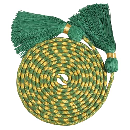 Image of Needzo Green Cincture for Albs Liturgical Rope Belt for Priests, Deacons and Bishops, Religious Catholic Vestment Accessories, 169 Inches Long