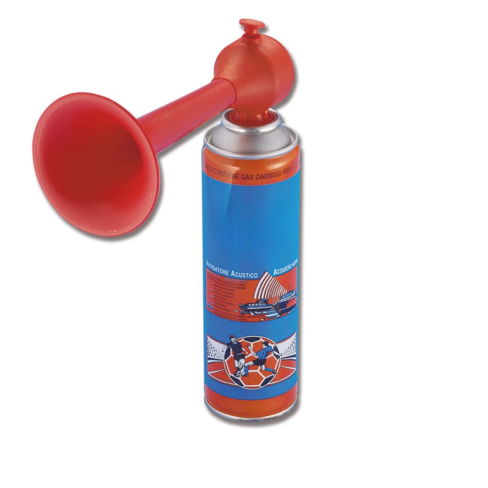 Tromba da Stadio a Gas, Avvertimento Acustico Professionale Nautico TROMBETTA Gas Stadio Attacco Scatto Nautica Barca gommone segnalatore Acustico