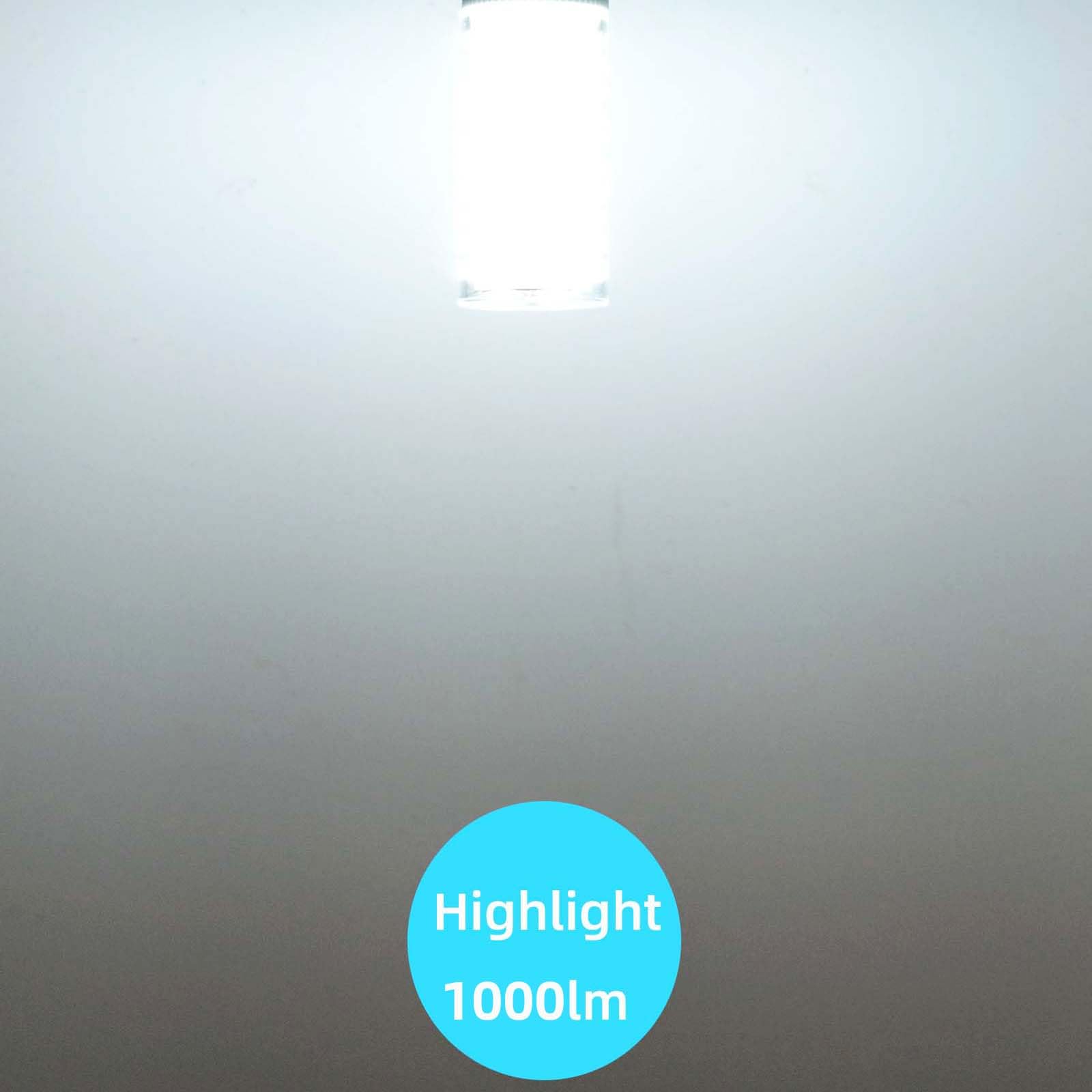 G9 LED-Leuchtmittel, 10 W, 100 W, Halogenäquivalent, 1000 lm, Tageslichtweiß, 6000 K, 4 Stück
