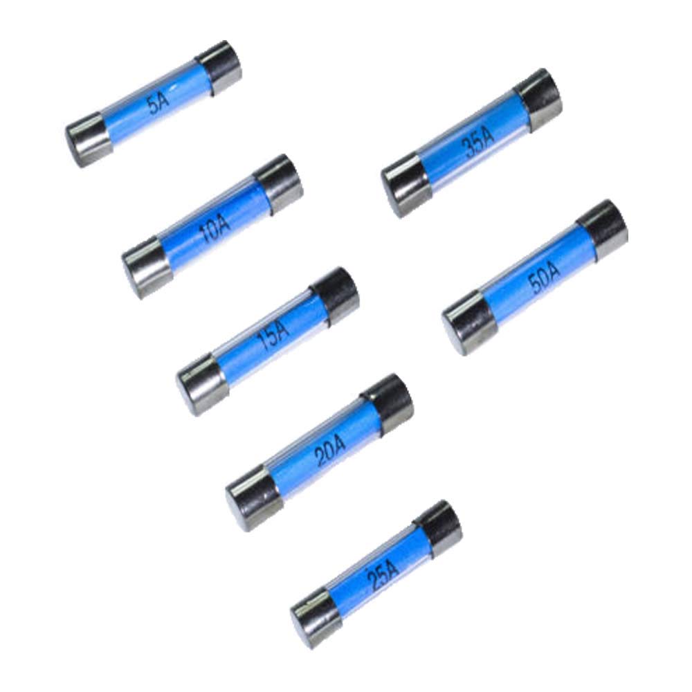 Ukcable-Ties 80 X Mixed Amp Glass Fuses 30Mm Car Auto Classic Fuse