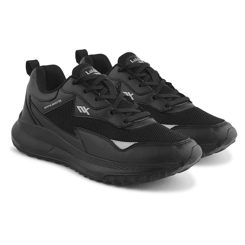 Image of Lakhani aashirwad Men's Sports Shoes | Lightweight Breathable Running Shoes for Men | Flynet Upper, Phylon Sole | Flexible, Comfortable Lace-Up Athletic Shoes