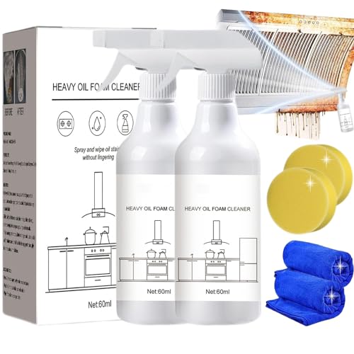 【Pulizia profonda】 Lo spray detergente Splash Foam è appositamente progettato per produrre una schiuma ricca che penetra in profondità e pulisce il grasso per ottenere i risultati desiderati.