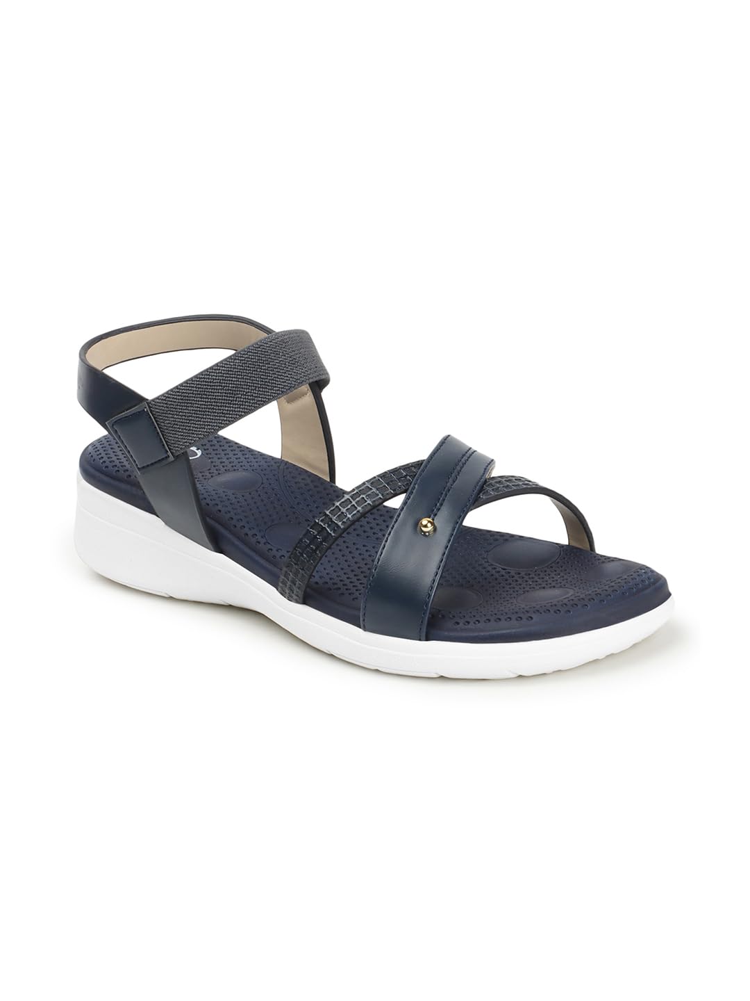 Carlton London Women Sandal,Navy Blue, UK-6 (B0D3Y162HT) Amazon Price History, Amazon Price Tracker