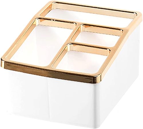 KOWM snh - Soporte para control remoto de almacenamiento montado en el armario caja de almacenamiento de escritorio organizador de mesa para