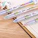 Tbestmax 6 Multicolor Unicorn Retractable Gel Pen Ballpoint Shuttle Pens Liquid Ink Pens Set Pen Supplies Office Gifts 6-Color-In-1