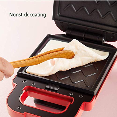 L.TSN Mini-Waffeleisen, Multifunktions-Frühstücksgerät, doppelseitige Antihaft-Heizpfanne, mit automatischer… – Bild 3