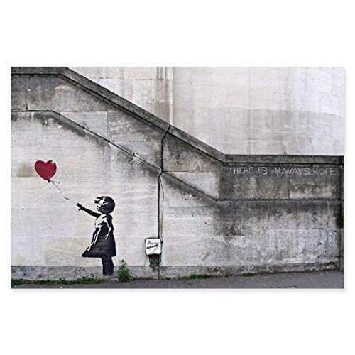 Poster Always Hope Banksy Streetart - Différentes tailles 20 x 30 cm Cover