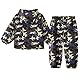 LZH Jungen Mädchen Regenmantel, wasserdichte Kapuze Jacke Mantel Hose Anzug 2PCS Sets