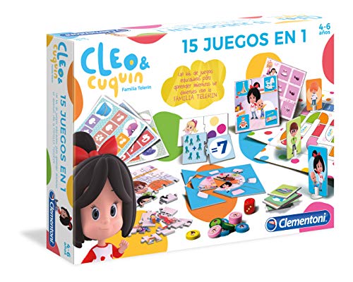 Clementoni- Educación Infantil Cleo & Cuquin, Multicolor (55246)
