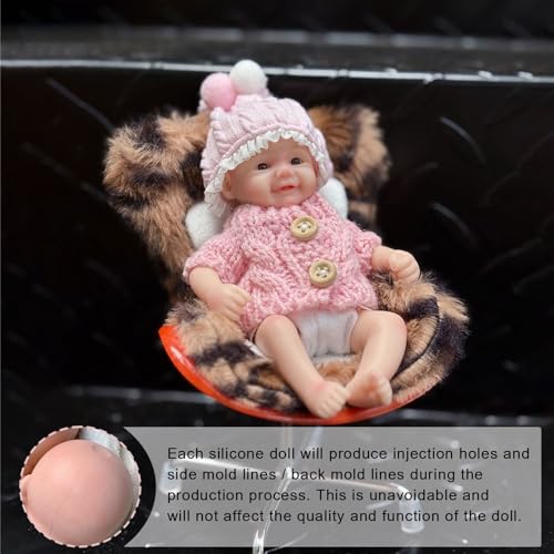 Muñeca Bebé de Silicona Realista 15 cm miniatura 5