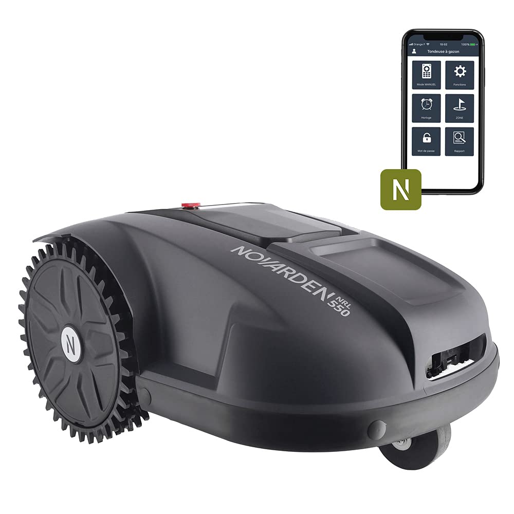 NOVARDEN Nrl550 - Robot Tondeuse - (Pelouse Jusqu'à 500 m²