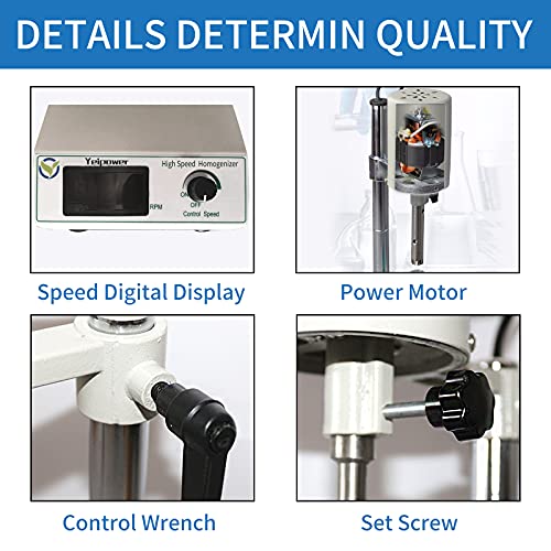 Yeipower LIVEBB Homogenizer Emulsifier Dispersion Mixer Lab thumb #4
