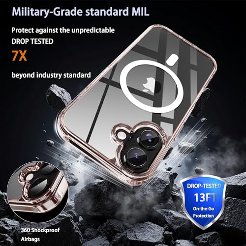 Image of for iPhone 17 Case,Ultra Hybrid(Transparent Pink)